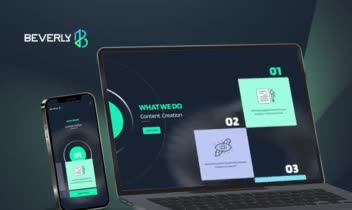 طراحی ui ux  برای بورلی (استودیو دیجیتال مارکتینگ)