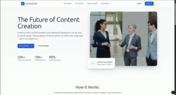 Homepage Design for Marketplace