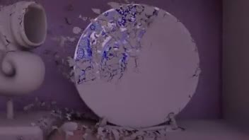 peeling effect on Houdini and C4D