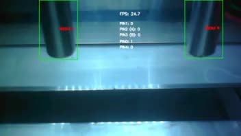 Real-Time Object Detection for Glass Bottle Mouth and Filling Nozzles using Machine Vision