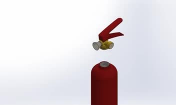 مدل سازی کپسول آتش نشانی - SolidWorks