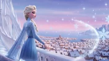 کارتون frozen و موزیک با هوش مصنوعی