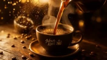 تیزر تبلیغاتی ۱۲ ثانیه‌ای برای برند nova cafe