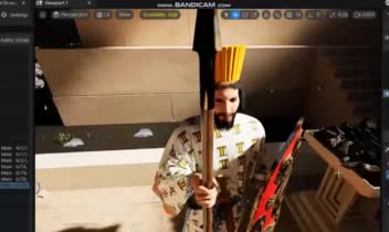 مدل سازی کاراکتر و اشیا سرباز هخامنشی