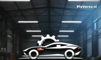 ساخت انیمیشن معرفی لوگوی خدمات خودرو AUTO PRO