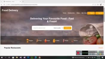 FoodDelivery Burger Pizza Sushi