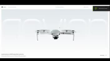 طراحی وب سایت کامل سه بعدی و انیمیشنی برای خدمات Dron