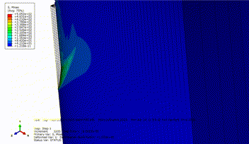 شبیه سازی المان محدود برخورد پرتابه ی صلب با هدف بتنی با استفاده از مدل CDP