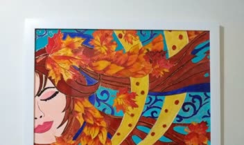 نقاشی روی فوم.ویترای