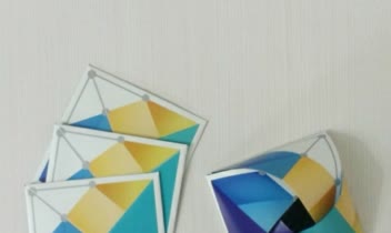 طراحی اوریگامی بروشور