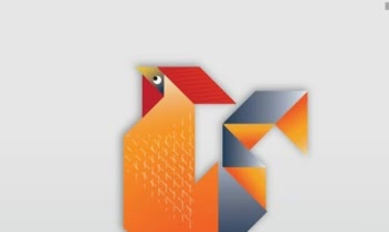 Origami illustration is appropriate