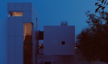 رندر صحنه شب