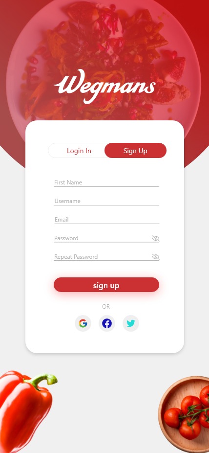 نمونه اپ سفارش غذا