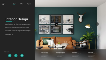 landing page نمونه طرح