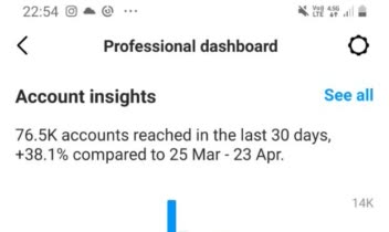 تثویت پیج اینستاگرام در 1 ماه