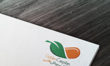 هویت بصری (لوگو) مرکز طب سنتی کاسپیلان طلایی