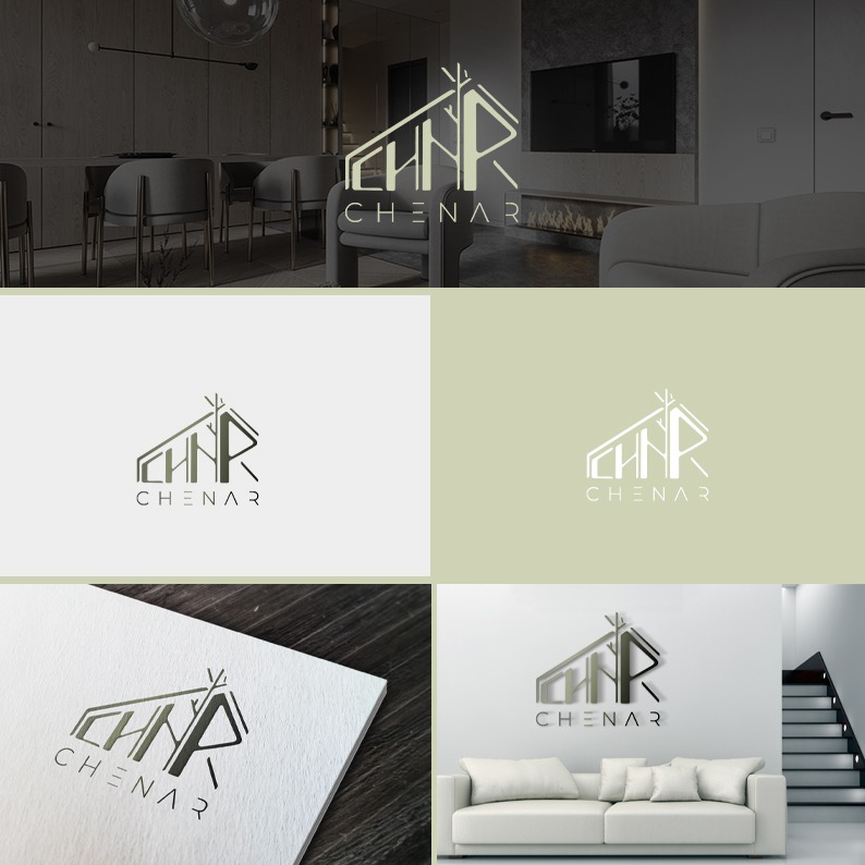 نمونه کار logo design for interior design studio