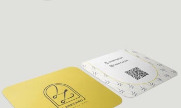 طراحی کاتالوگ و ست کاربردی سالن لاک زرد