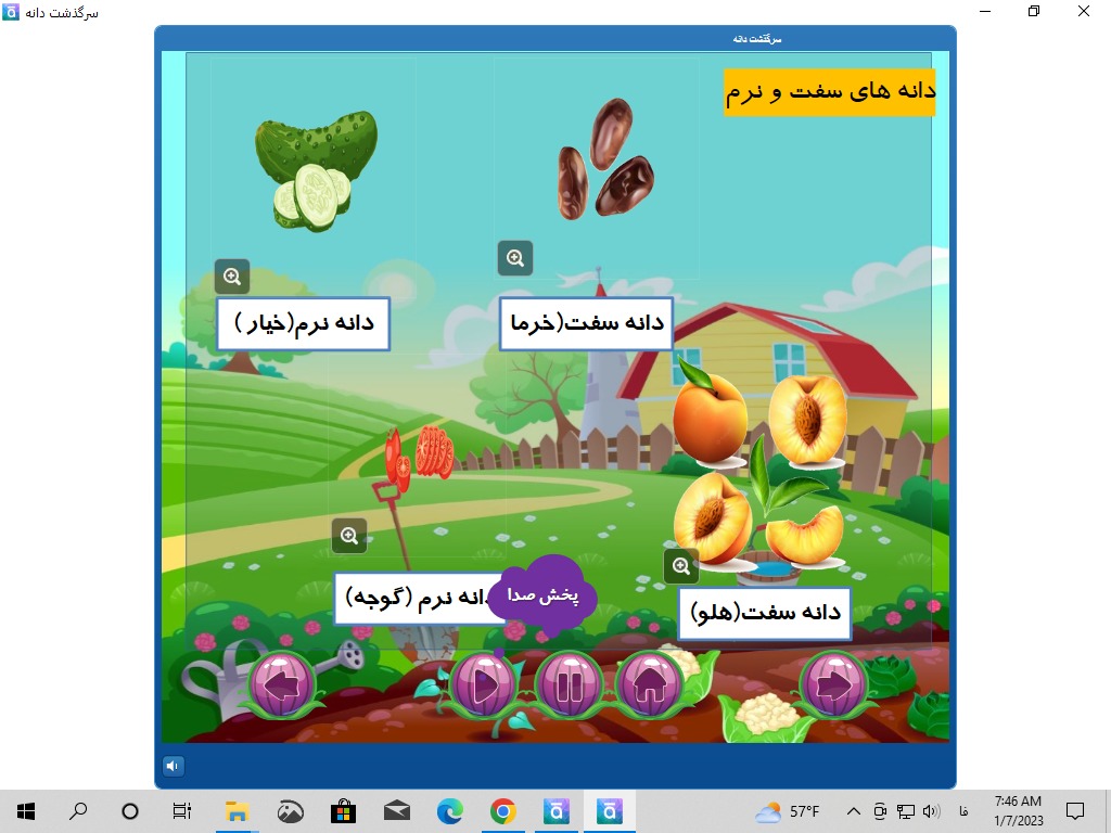 استوری لاین  سرگذشت دانه علوم دوم + آزمون