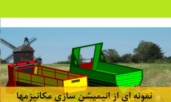 نمونه ای از انیمیشن سازی انواع مکانیزمهای صنعتی