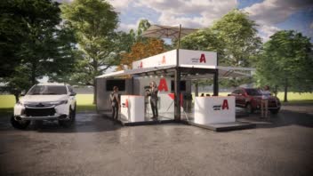 طراحی غرفه فضای باز 1