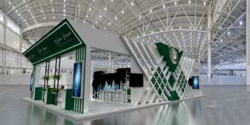 طراحی و اجرای غرفه سیدکو در نمایشگاه سیمان، قیر و آسفالت
