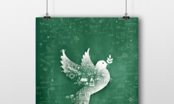 پوستر روز جهانی علم در خدمت توسعه و صلح