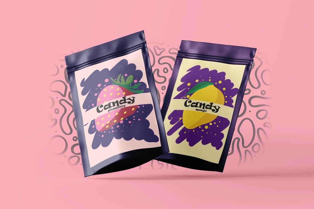 طراحی بسته بندی برند candy