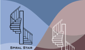 لوگو spiral stairs