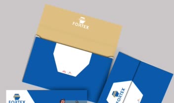 طراحی ست اداری برای شرکت فورتکس