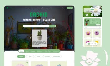 Orchid: A Serene and Elegant Landing Page