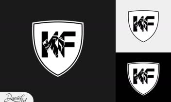 طراحی لوگو برای فروشگاه خودرو KF