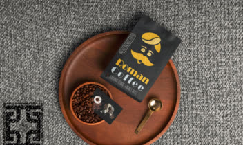 طراحی بسته بندی قهوه رومن