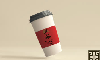 طراحی کاپ و ماگ "قهوه رومن"
