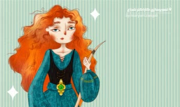 تصویرسازی کاراکتر انیمیشن شجاع