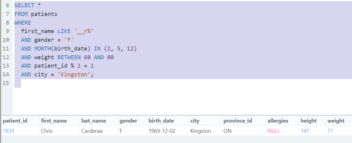 ویرایش و کد نویسی در SQL و ساخت و طراحی دیتا بیس مورد نیاز