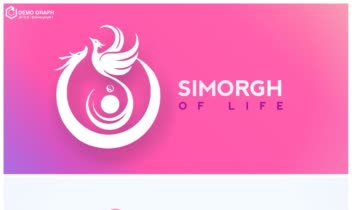 نمونه کار #LOGO 🦄 #media🍀 🧬Simorgh of life logo design, using simorgh ...