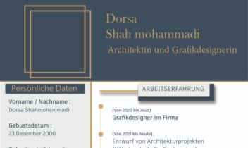 طراحی و نگارش CV و رزومه ( به سه زبان فارسی - انگلیسی - آلمانی)