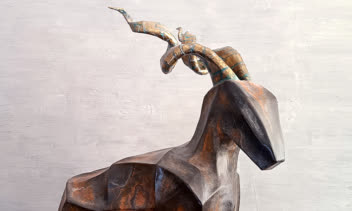 مجسمه مارخور (بزکوهی)