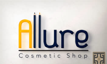طراحی لوگو فروشگاه (Allure) - گالری آرایشی