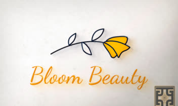 طراحی لوگو سالن زیبایی (Bloom Beauty)