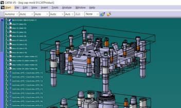 طراحی در محیط های Part ، Generative shape design ، Free form ، ICEM shape design و ... نرم افزار قدرتمند CATIA جهت ایجاد اشکال ساده تا پیچیده