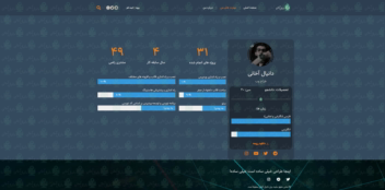نمونه وب سایت شخصی من
