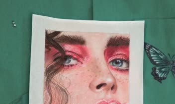 طراحی پرتره هایپر رئال با مدادرنگی