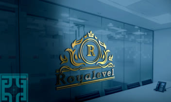 طراحی لوگو هلدینگ تجاری (Royalevel)-سری اول
