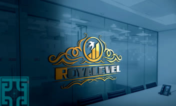طراحی لوگو هلدینگ تجاری (Royalevel)-سری دوم