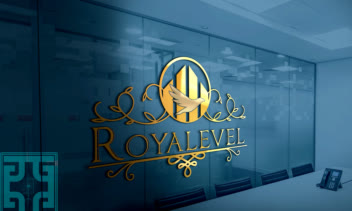 طراحی لوگو هلدینگ تجاری (Royalevel)-سری دوم