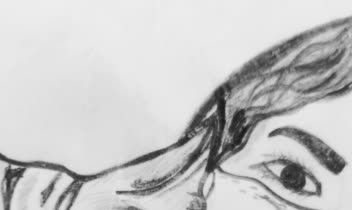 نقاشي رنگي و سیاه سفید .