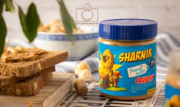 عکاسی تبلیغاتی کره بادام زمینی