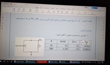 گزارشکار ازمایشگاه مدارهای الکتریکی و اندازه گیری الکترونیکی